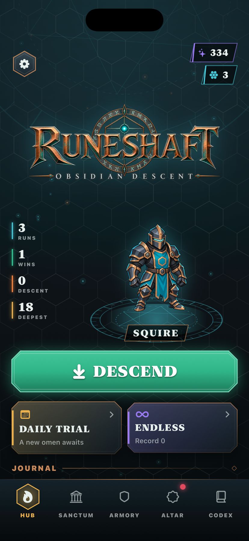 Runeshaft: Obsidian Descent screenshot 5